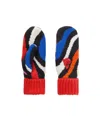 Pucci Wool-jacquard Mittens In Multi