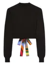 Pucci X Camille Miceli Iride-print Long-sleeve Sweater In Black