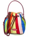 Pucci Yummy Canvas & Leather Bucket Bag In Yellow