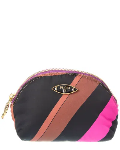 Pucci Yummy Canvas Pouch In Pink