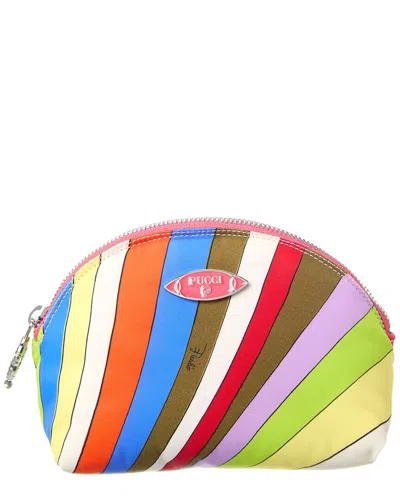 Pucci Yummy Canvas Pouch In Red