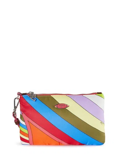 Pucci Yummy Clutch Bag In Green