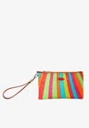 Pucci Iride-print Clutch Bag In Multicolor