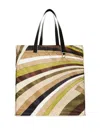 Pucci Yummy Iride-print Tote Bag In 褐色