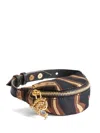 Pucci Yummy Leather-strap Printed Coin Purse In Black
