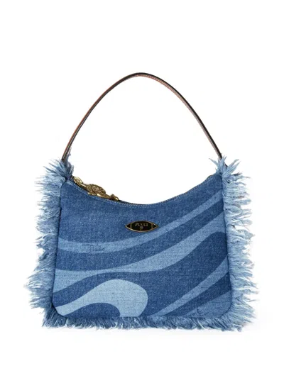 Pucci Yummy Shoulder Bag In Blue