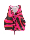 Pucci Zip-up Top In Multi