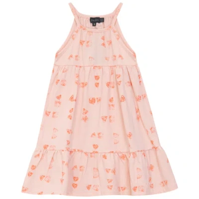 Puddles Kids'  Faded Tiered Self-binding Strap Jumper In Neutral