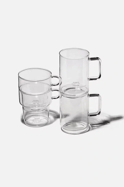 Puebco Borosilicate Glass Mug In Clear At Urban Outfitters In Transparent