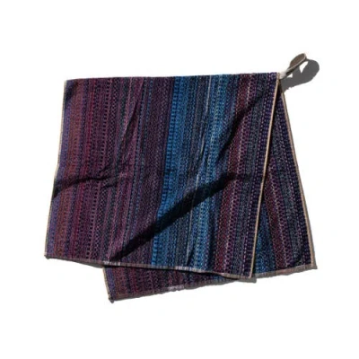 Puebco Clubhouse Multicolor Towel In Purple