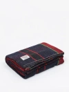 Puebco Cotton Wool Universal Blanket In Navy