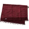 Puebco Handloomed Recycle Yarn Rug In Burgundy