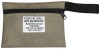 Puebco Laminated Fabric Pouch In Beige