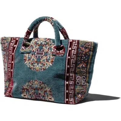 Puebco Polyester Cotton Rug Fabric Bag In Blue