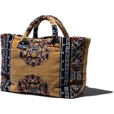 Puebco Polyester Cotton Rug Fabric Bag In Yellow
