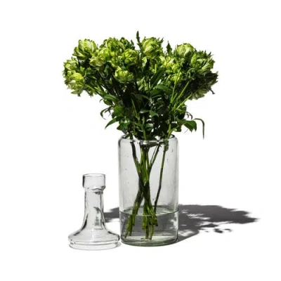 Puebco Recycled Glass 2-way Flower Vase In Clear