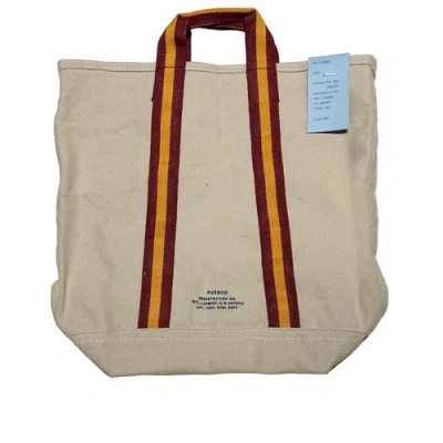Puebco School College Tote Bag In Burgundy