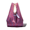 Puebco School Tie Fabric Bag In Red X Light Blue