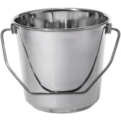 Puebco Stainless Steel Bucket In Natural