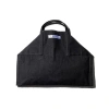 Puebco Tent Fabric Firewood Carrier In Black No Wax