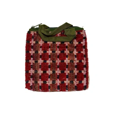 Puebco Truck Seat Fabric Tote In Burgundy