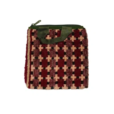 Puebco Truck Seat Fabric Tote In Burgundy