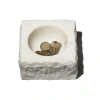 Puebco Unfinished Marble Bowl In Ivory