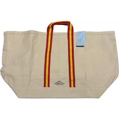 Puebco Vacation College Tote Bag In Brown