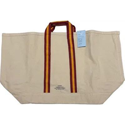 Puebco Vacation College Tote Bag In Neutral