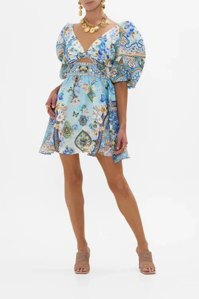 Puff Sleeve Mini Dress Al Manial Palace Memoirs
