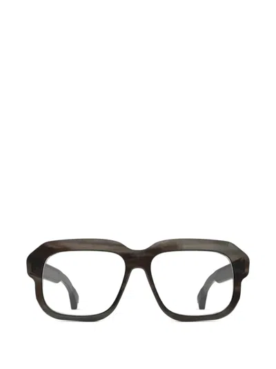 Pugnale Embrace Geometric-frame Glasses In Gray