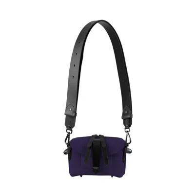 Pugnetti Parma Women's Blue Micro Lift Bag Gun Metal - Night