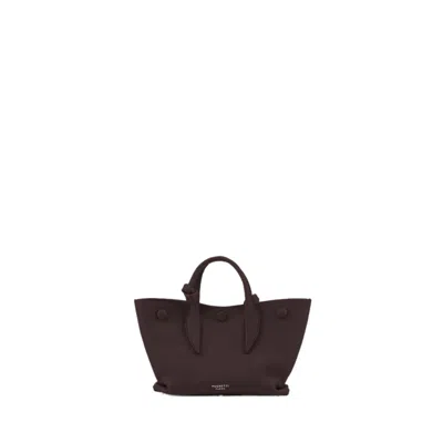 Pugnetti Parma Women's Brown Bell Bag S - Ebony