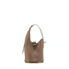 Pugnetti Parma Women's Neutrals Baby Bag Steel - Taupe In Black