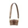 Pugnetti Parma Women's Neutrals Micro Lift Bag Gold - Taupe In Yellow