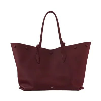 Pugnetti Parma Women's Red Bell Bag L - Wine