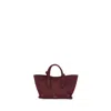 Pugnetti Parma Women's Red Bell Bag S - Wine In Red