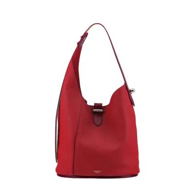 Pugnetti Parma Women's Red Sister Bag Steel - Strawberry
