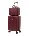 Puiche Tresor 2pc Luggage Set In Red