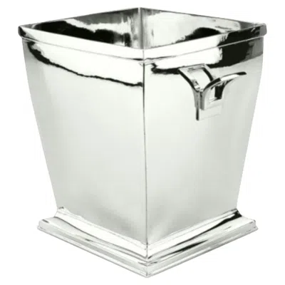 Pre-owned Puiforcat Art Deco Style Square Wine Cooler Solid Silver