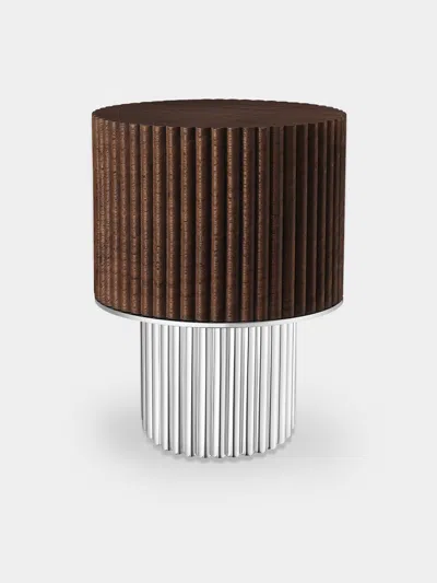 Puiforcat Granville Silver-plated Oil Dispenser  Abask Luxury Gift In Brown