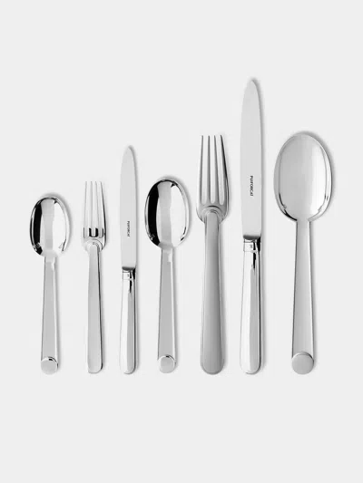 Puiforcat Normandie Silver-plated Cutlery (set Of 7)  Abask Gift Set In Metallic