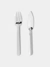 Puiforcat Normandie Silver-plated Fish Fork And Knife  Abask Luxury Gift