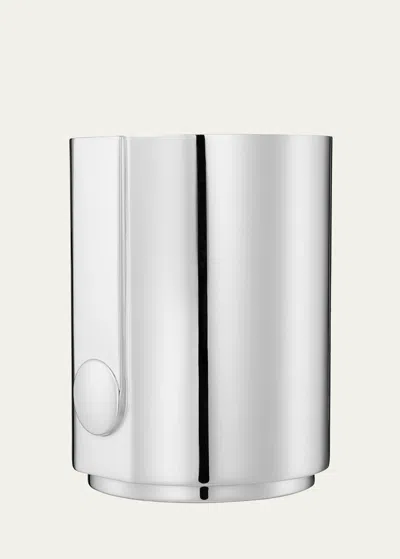 Puiforcat Normandie Silver-plated Vase, 5" In Metallic