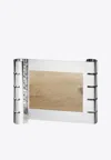 Puiforcat Ruban Large Horizontal Picture Frame In Silver
