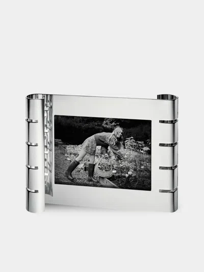 Puiforcat Ruban Silver-plated Horizontal Photo Frame In Multi