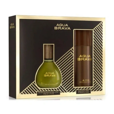 Puig Men's Agua Brava Gift Set Fragrances 8411061036464 In White