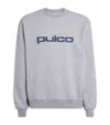Pulco Studios Cotton-blend Logo Print Sweatshirt In Gray