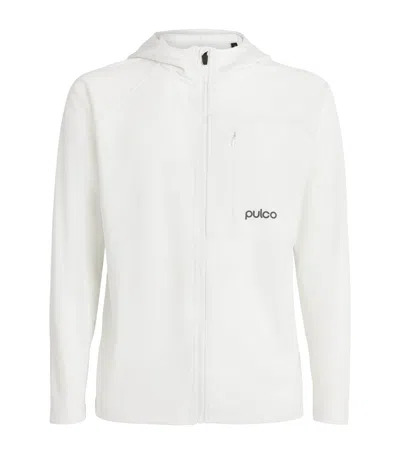 Pulco Studios Full Zip Training Hoodie In White