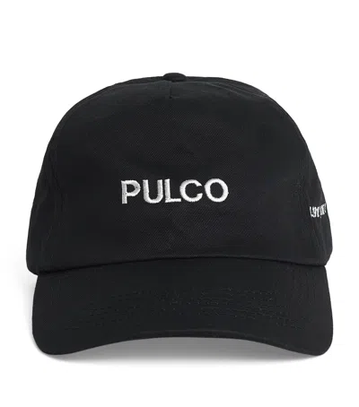 Pulco Studios Organic Cotton Baseball Cap In Black